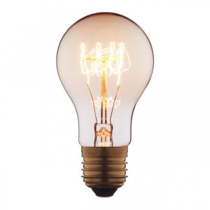 Ретро лампа накаливания Эдисона груша 60Вт E27 1004-SC груша