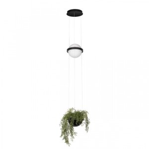 Подвесной светильник шар с кашпо 24Вт 3000К «Jardin»