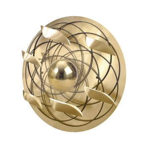 Настенный светильник золотого цвета для подсветки 25Вт 3000К «Aurum»
