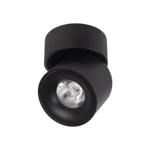 7Вт 3000К чёрный накладной поворотный светильник «Tictac»