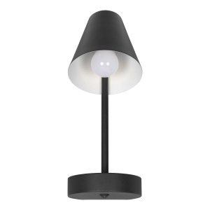 Чёрный настенный светильник в виде настольной лампы «Shelf»