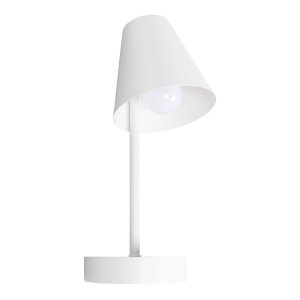 Белый настенный светильник в виде настольной лампы «Shelf»