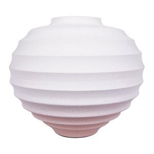 Бело-розовая керамическая ваза «Belette»