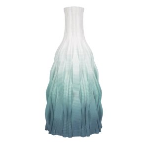 Керамическая бело-синяя ваза «Mediterraneo»