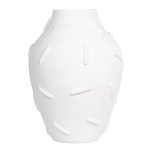 Белая керамическая ваза «Euphoria»