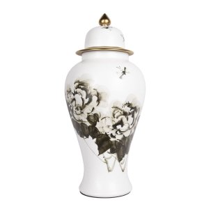 Керамическая ваза с крышкой «Equilibrium»