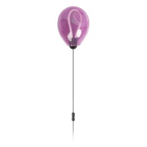 Настенный светильник розовый воздушный шарик «Joy»