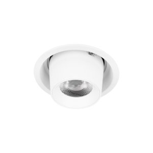 Белый круглый встраиваемый светильник 7Вт 4000К «Flash»