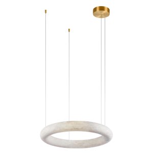 Подвесная люстра каменное кольцо 60см 45Вт 3000К «Oslo»