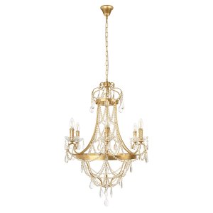 Подвесная люстра свечи с подвесками «Foil»