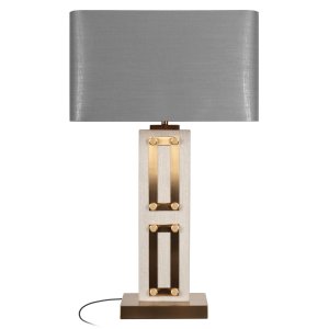 Настольная лампа с прямоугольным абажуром «Flagstone»