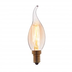 40Вт декоративная лампа накаливания свеча на ветру E14 3540-GL