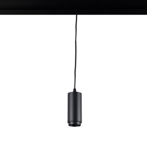 Чёрный подвесной трековый светильник для магнитного шинопровода 6Вт 3000К «Tech»