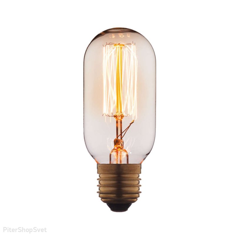 Ретро лампа Эдисона 40Вт E27 мини цилиндр 4540-SC