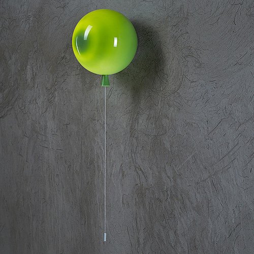 бра в виде зеленого шарика 5055W/M green LOFT IT