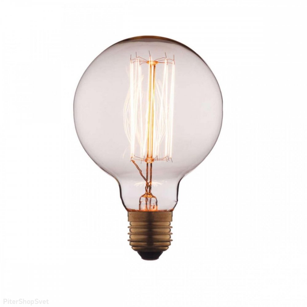 60Вт декоративная лампа накаливания большой шар E27 G9560