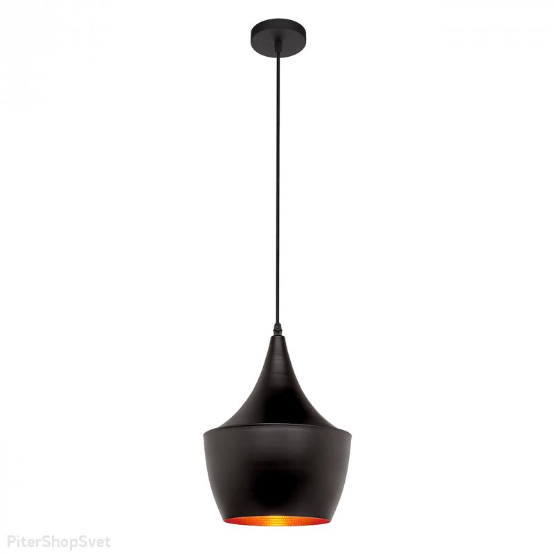 Чёрный подвесной светильник «Beat» LOFT1843/A