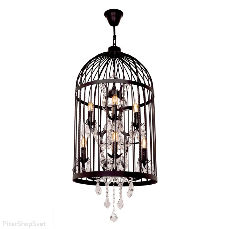 Люстра птичья клетка «Vintage Birdcage» LOFT1891/8