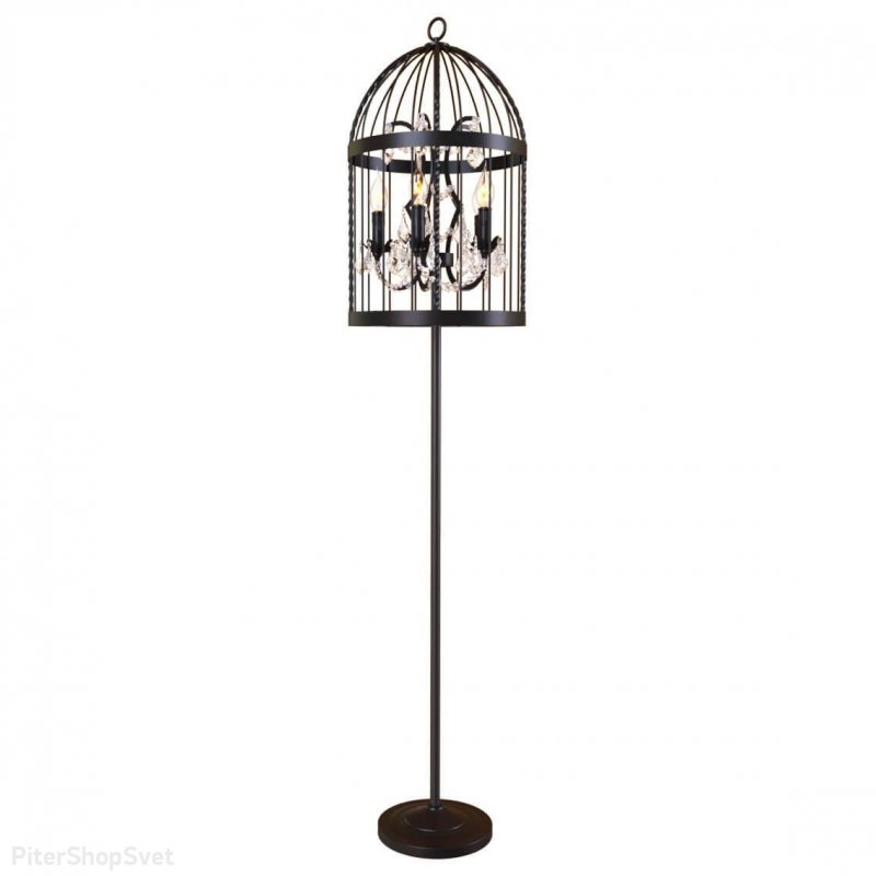 Торшер птичья клетка «Vintage Birdcage» LOFT1891F