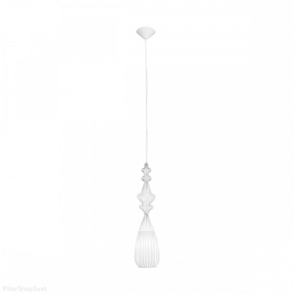 Белый сетильник клетка «Neo Jeneva» LOFT8907/B
