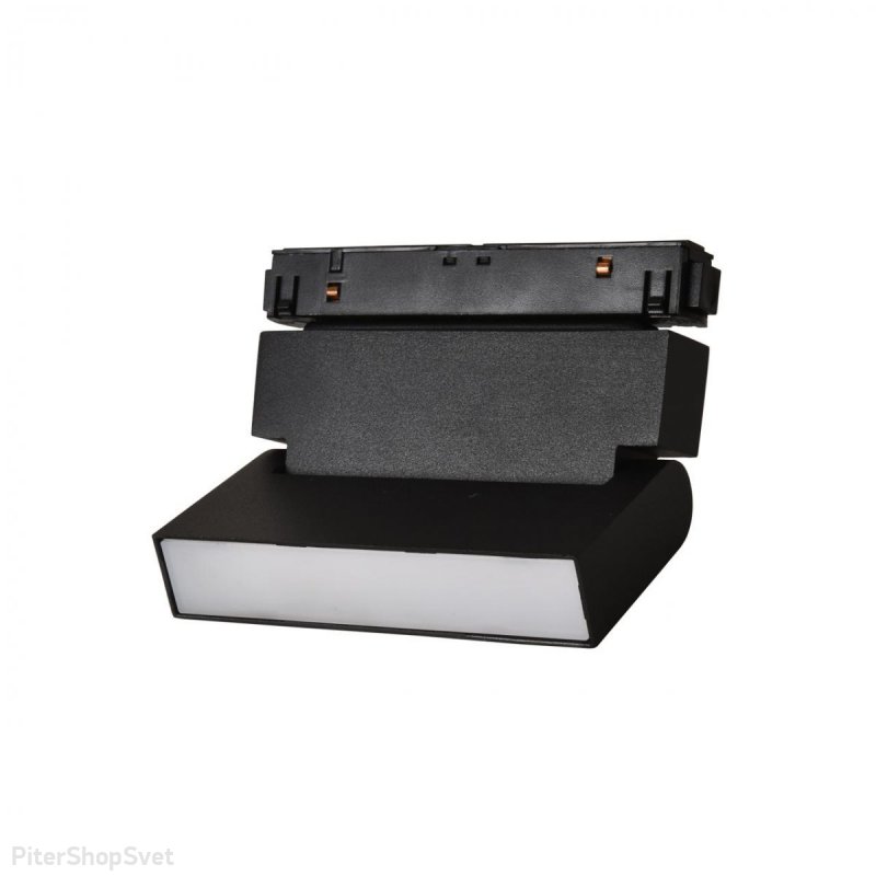 Чёрный трековый светильник 6Вт 3000К для магнитного шинопровода «Tech» T107-06
