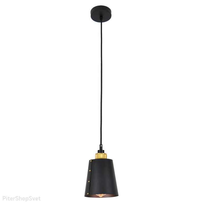 Чёрный подвесной светильник LSP-9861