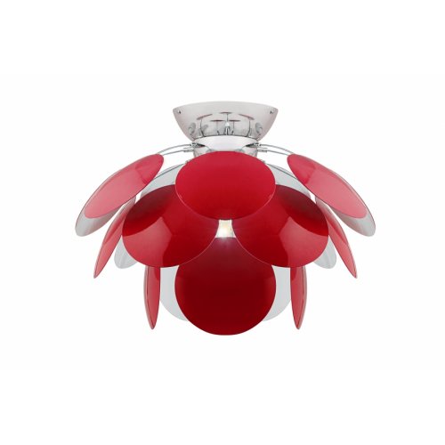 Люстра из металла красного цвета 3000/4PL Red/White LuceSolara