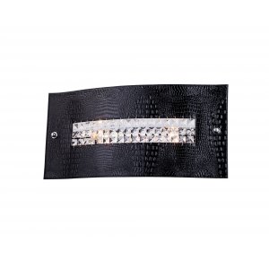 Кожаный настенный светильник PELLE NERRE W2019.2