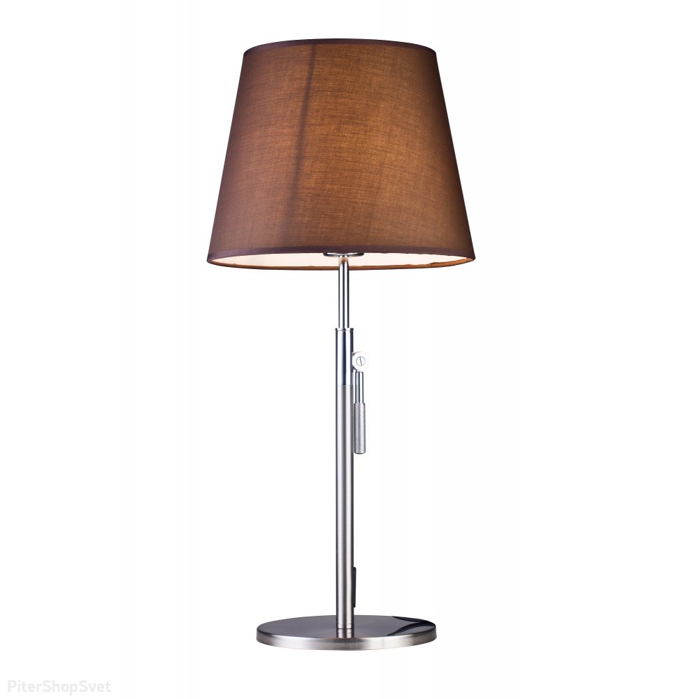 Настольная лампа, хром/коричневый BRISTOL T895.1
