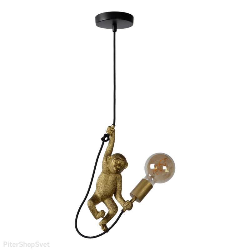 Подвесной светильник с обезьяной на проводе «Extravaganza Chimp» 10402/01/30
