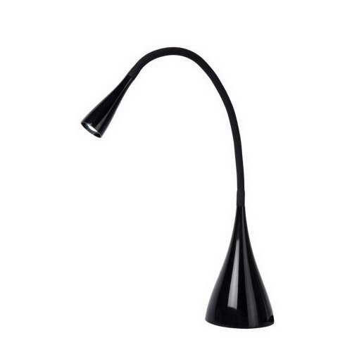 Настольная лампа черного цвета с сенсорным выключателем 18650/03/30 ZOZY Lucide