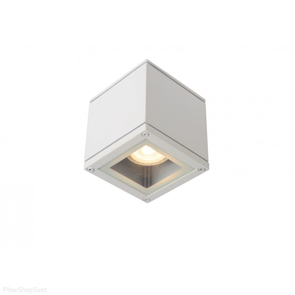 Белый прямоугольный накладной потолочный светильник с влагозащитой IP65 «AVEN» 22963/01/31