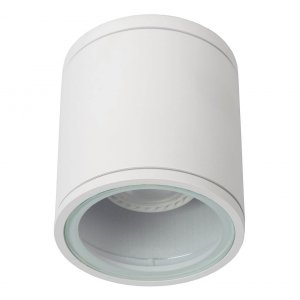 Белый накладной потолочный светильник IP65 «Aven»