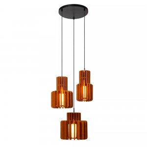 Светильник с войлочными подвесами на круглом основании «Rollo»