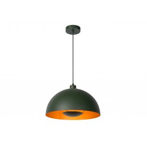 Зелёный купольный подвесной светильник «Siemon»