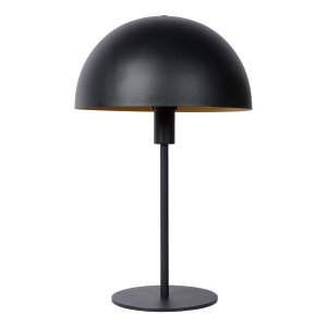 Чёрная настольная лампа с куполом «Siemon»
