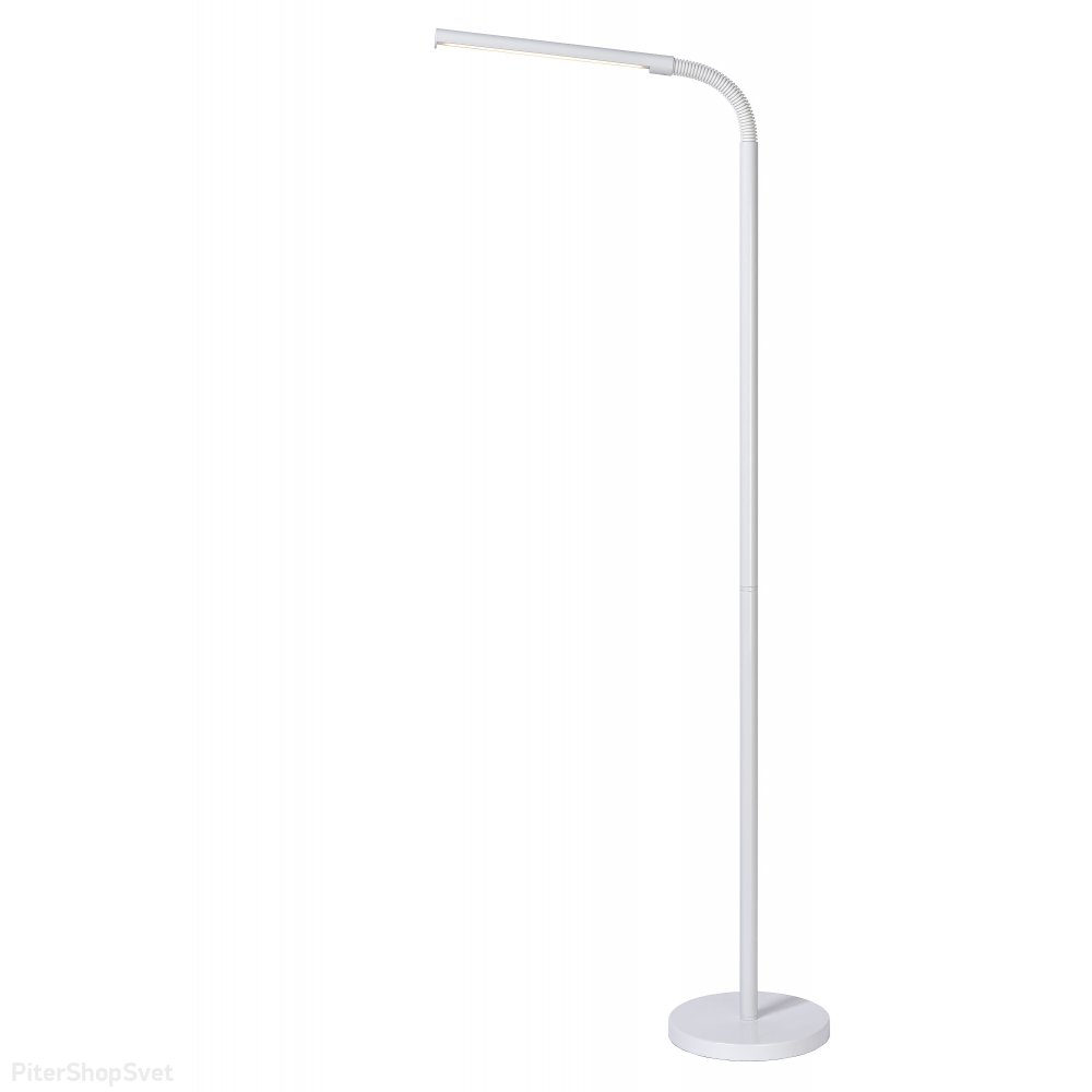 Белый напольный светильник торшер с гибкой ножкой «Gilly» 36712/05/31