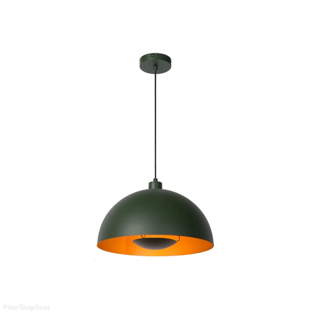 Зелёный купольный подвесной светильник «Siemon» 45496/01/33