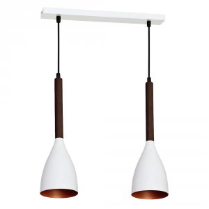 Белые подвесные светильники 9154 «MUZA»