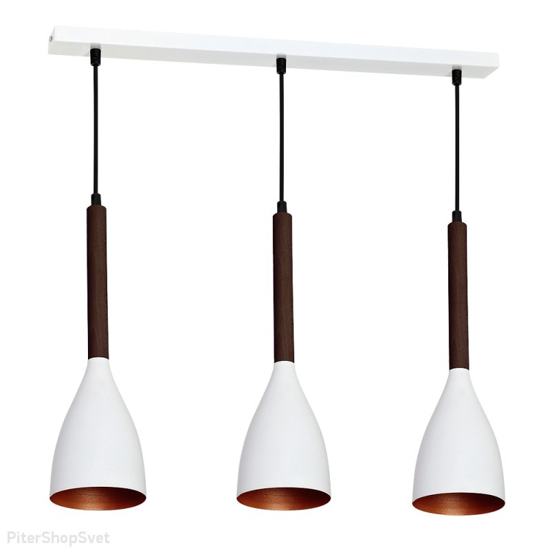 Три подвеса на планке «MUZA» 9155