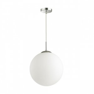 Подвесной светильник белый матовый шар 30см «Summer»