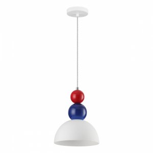Подвесной светильник с синим и красным шариком «Anfisa»
