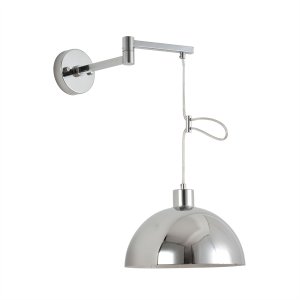Выдвижной настенный светильник с подвесом купол «ARMINA»