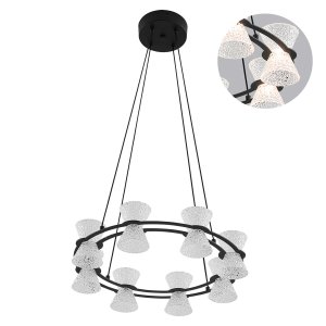 Подвесная люстра кольцо 48см 28Вт 3000К «VINORA»