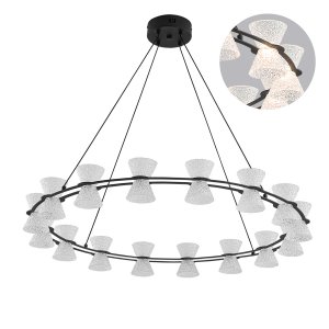 Подвесная люстра кольцо 87см 54Вт 3000К «VINORA»