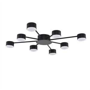 Чёрная потолочная люстра «TORINA»