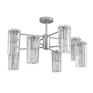 Потолочная люстра с хрустальными подвесками «FAVLA»