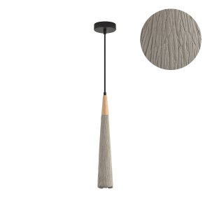 Подвесной светильник рельефный конус из бетона «EOLIANA»