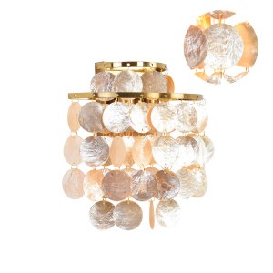 Настенное бра с подвесками из ракушек «SHELLA»