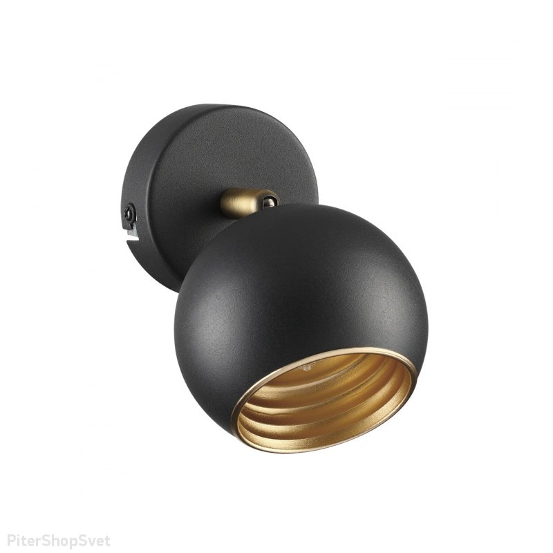 Чёрный спот «Neruni» 3635/1C